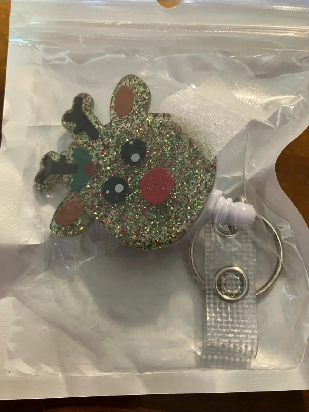 Rudolph Reindeer Key & Card Holder